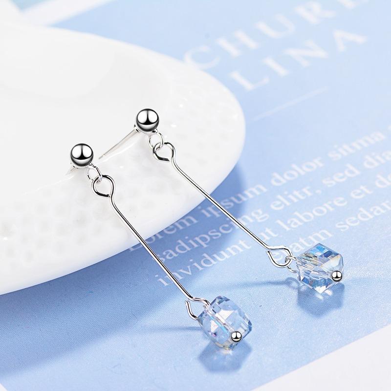 Lindon Damen-Ohrringe aus Zirkon-Kupferlegierung – Ohrringe mit Anhänger für Hochzeit, Party, Geschenk