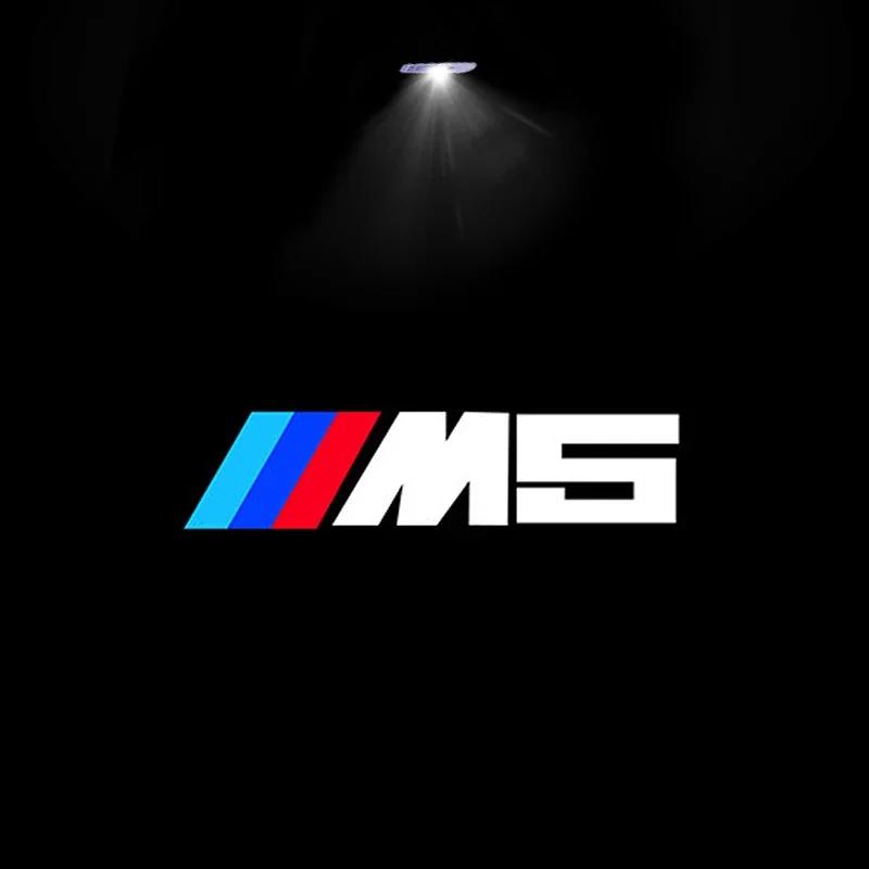 Lâmpada de Boas-Vindas para Porta de Carro Projetor a Laser Logo Sombra Fantasma Luzes Noturnas Para BMW M Power Performance F10 F31 E36 E39 E87 E90 X3 X5