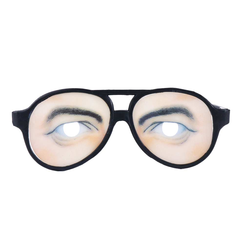 Halloween Gag  Black Frame Mischief Decoration Joke  Prank  Glasses  Funny Joke Glasses Fake Glasses Funny Glasses OneSize