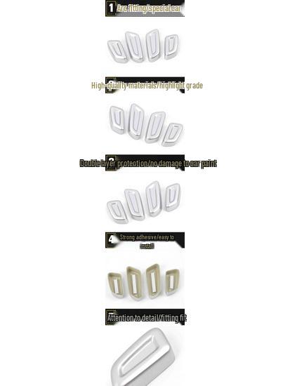 Roewe RX5 Seat Adjustment Frame & Control Button Sequin Stickers