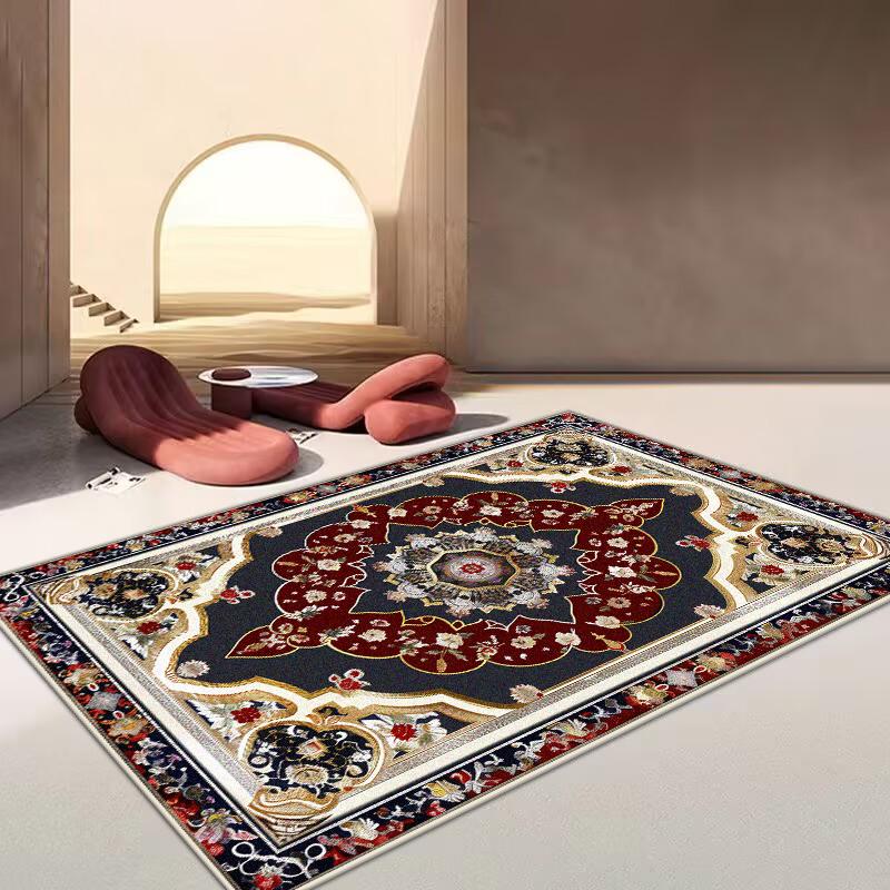 Vintage Persian Carpet for Living Room Decoration Rugs Large Area Bedroom Washable Rug Non-slip Sofa Coffee Table Mat 200x300cm