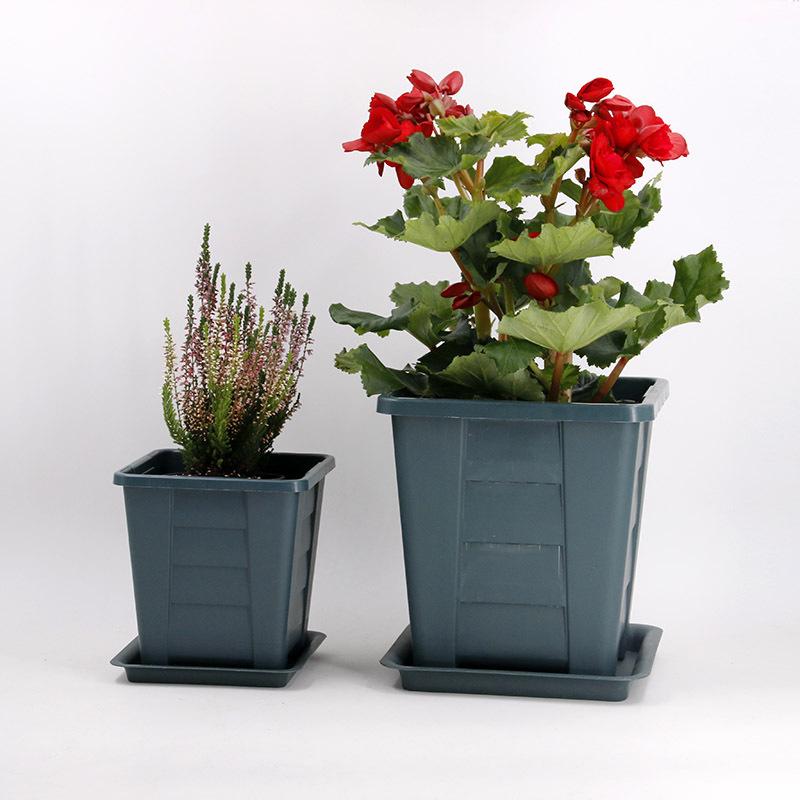 Flower Pot Balcony Square Rectangle Basin Bonsai Plant Planter Bowl Nursery Tray