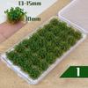 1x Adhesive Static Grass Tufts Model Miniature Scenery