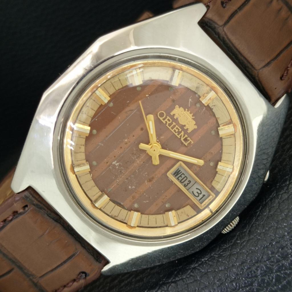 

ORIENT CRYSTAL AUTOMATIC 46943 VINTAGE JAPAN MENS ORIGINAL DIAL WATCH a705007-1