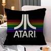 A-Ataris Logo Cushion Cover Car Throw Pillow Case For Sofa Car Christmas Gift 40x40cm 45x45cm
