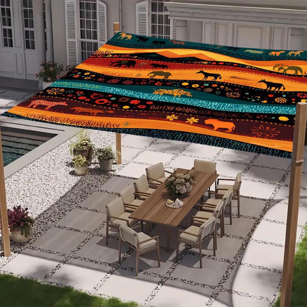 Portable Sun Shelter & Camping Tarp - Outdoor Tent and Picnic Ground Cover
