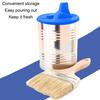 Retractable Spout Paint Can Lid Sealed with Ventilation Hole Paint Pouring Supplies for Paint Storage with Collapsible Spout