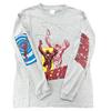 Small Planet Marvel Sleeve Print Long Sleeve T-Shirt Daredevil Ash, Size M