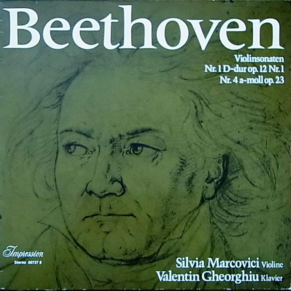 

LP Record LUDWIG VAN BEETHOVEN - SILVIA MARCO - Violinsonaten Nr. 1 D-Dur Op. 12 Nr 667378 Impression Germany Classical Used