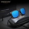 KINGSEVEN Classic Design Rectangular Sunglasses UV400 Essential For Travel Effectively Block Ultraviolet Rays
