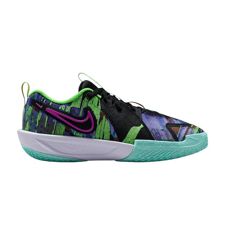 

Nike G.T. Cut 3 GS Blue Void Hyper Violet Kids Sneakers Black Bleached-Turquoise Green-Strike HV2243-400 37.5