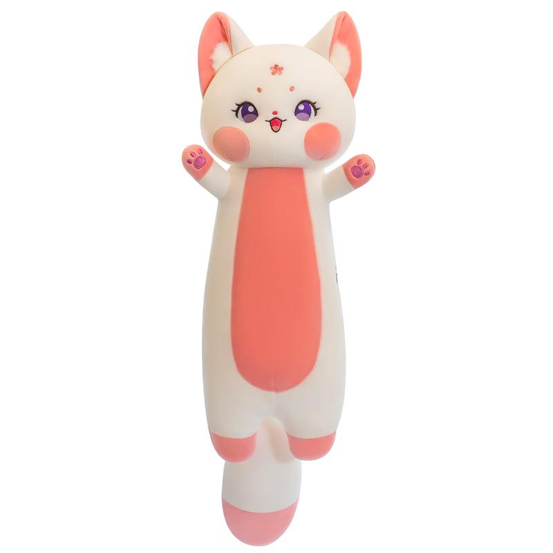 Creative Long Fox Throw Pillow Cute Sleeping Legs Doll Doll Doll Girl Birthday Gift