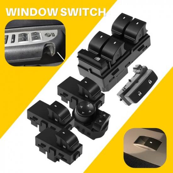 Window Switch Door Lock Mirror Control For Chevrolet GMC 2007 08-2013 Driver EK