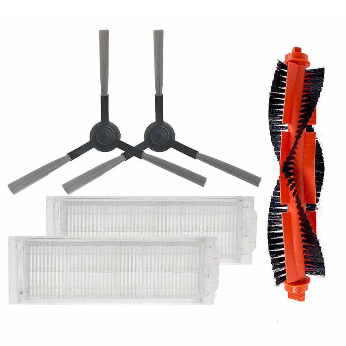 

5Pcs Replacement Part Kit for Xiaomi Mijia Robot Vacuum Mop 2S/Mop P/Mop Pro/XMSTJQR2S/STYTJ02YM Main Brush Side Brush HEPA Filter Set