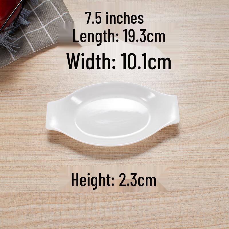 Qianxing Pure White Ceramic Dinner Plate