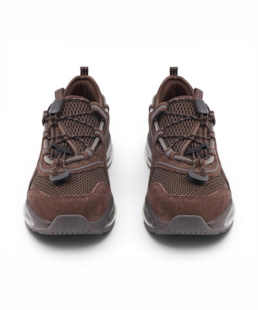 Yase Songi Songi X Yase Offset Quick Racer Air Sole Sneakers Mocha