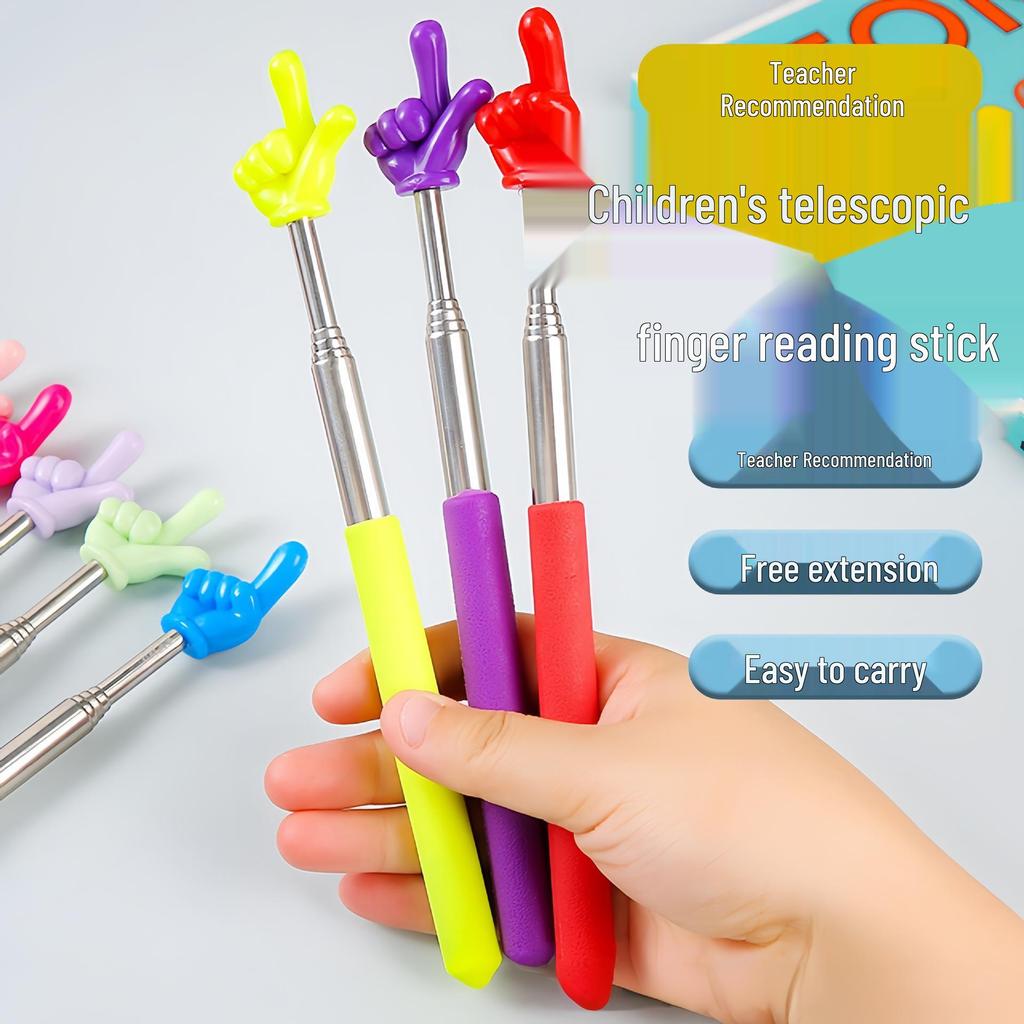 68cm Children's Retractable Reading Pointer Stick
