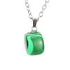 Natural Crystal Natural Stone Tiger Stone Irregular Shape Small Pendant Necklace N627
