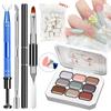 Sponge pentru Nail Art Foarte Saturat Gel cu Pigment Culoare 4/9/12 Culori pentru Unghii DIY Nail Art