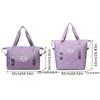 Large Capacity Folding Travel Bag Luggage Gym Handbag Shoulder Bag for Women Men Storage Short Distance Portable Travel Tote Bag