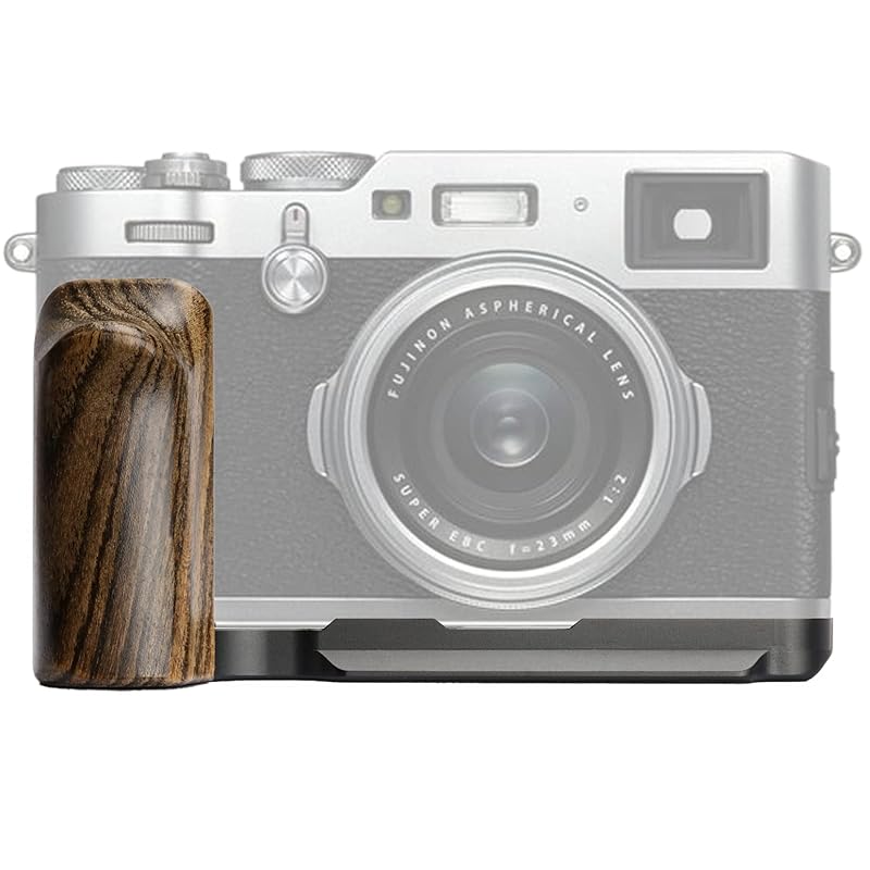 

WEPOTO Fujifilm X100V X100F Hand Grip Metal Golden Sandalwood GP-X100V