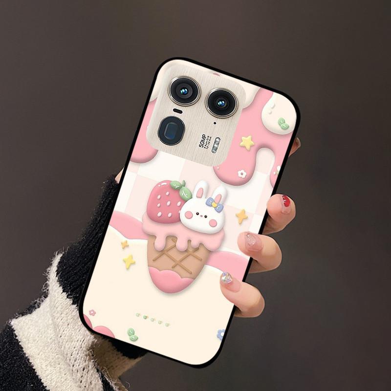 For Motorola Edge 50 Ultra Cover Flower TPU Silicon Back Soft Case Funda For Moto Edge 50 Fusion Edge50 Pro ultra Bumper Coque