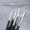 Premium Silver-Tip Antibacterial Alloy Chopsticks 10-Pair Set