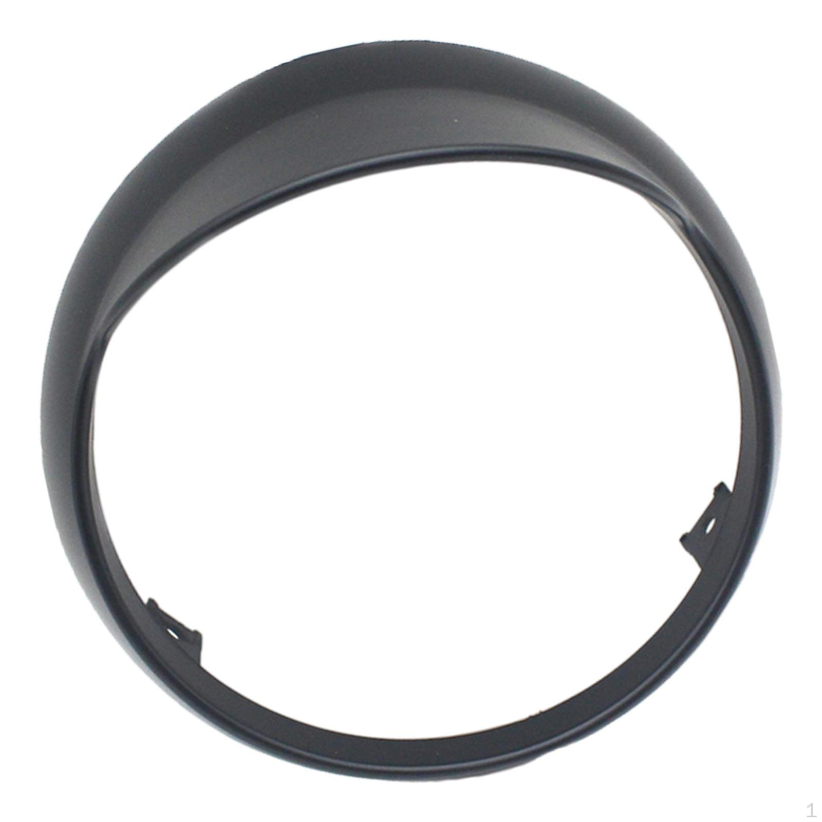 

Bezel Adjustment, Lamp, Suitable for, Motorcycle Accessories, Easy to Install Black