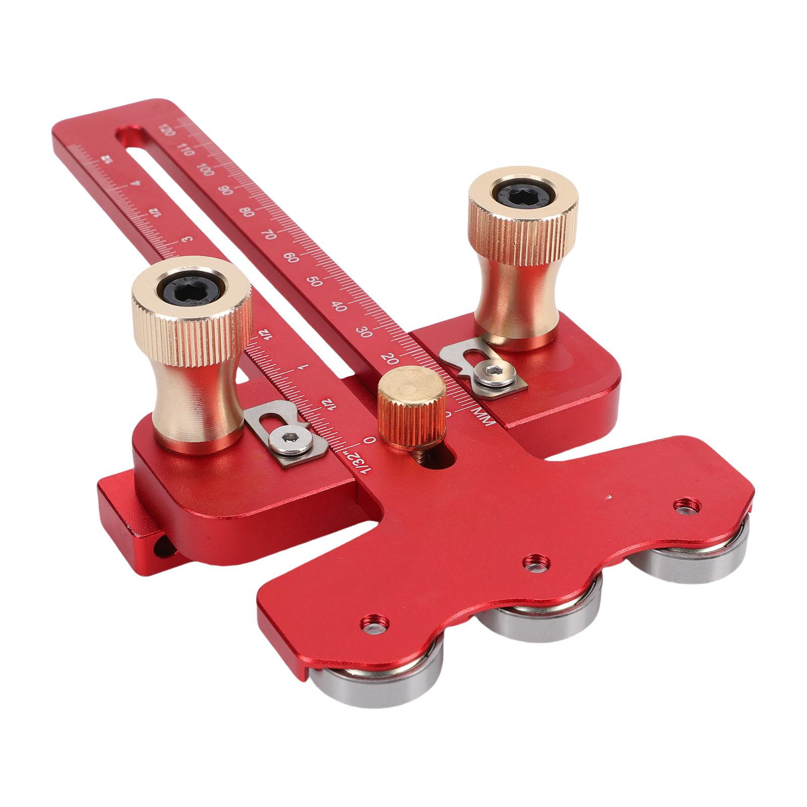 

Table Saw Jig 3 Pulleys Thin Aluminum Alloy Woodworking Tools for Thin U Slot T Slot Suitable for Professional Woodworkers