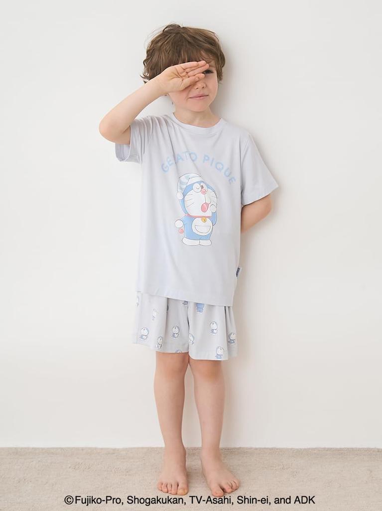 Gelato Pique Doraemon Print Shorts PKCP254411 BLU Kids' All-Over