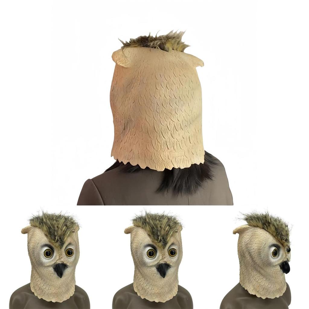 Owl Latex Mask Animal Face Mask For Halloween Costume Parties And Holiday Celebrations