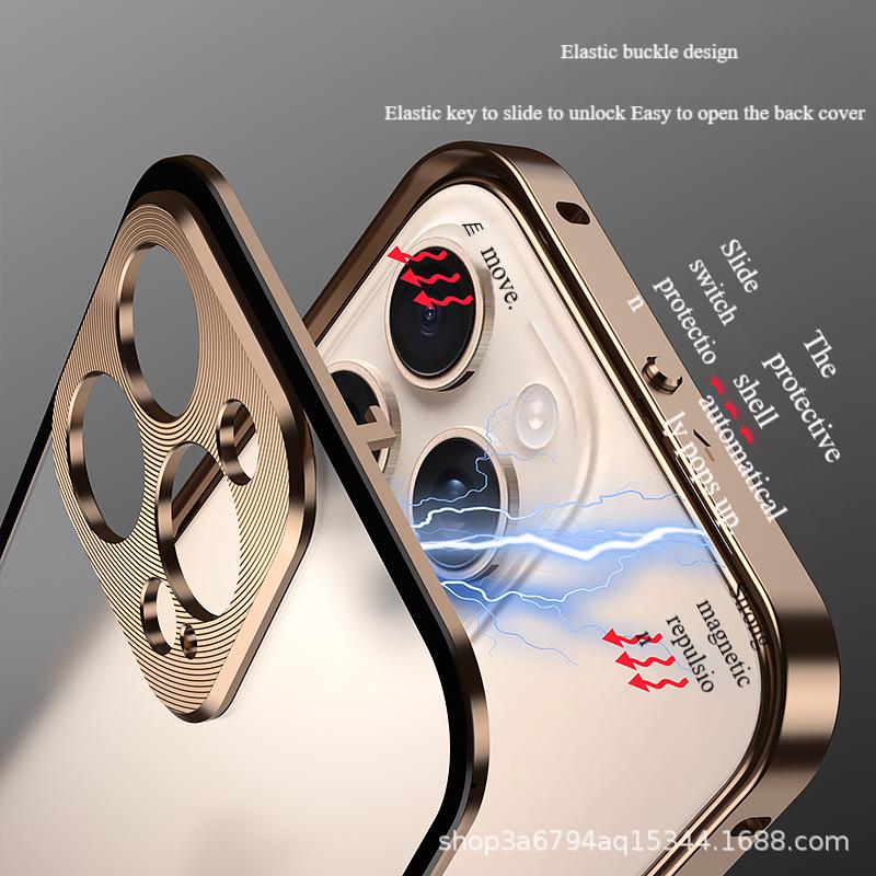 iPhone 16 Pro Max Anti-Fingerprint Metal Buckle Drop-Proof Case iPhone 16 Pro Max