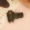 Insect Themed Metal Pen Spring Vintage Metal Clamp for Bee/Cicada Design Clip with Notebooks Journals School