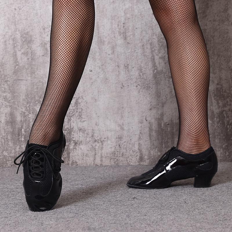 Large Size 46 Latin Suede Salsa Tango Ballroom Dance Shoes Dance Shoe Sneakers for Woman Practice Shoes Modern Jazz Shoe