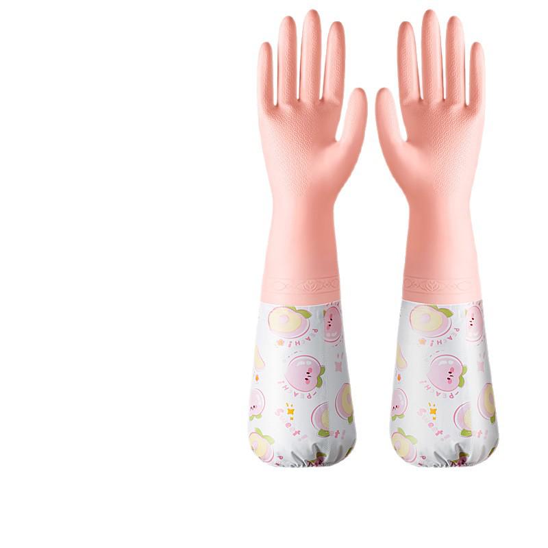 Newcomer Special: Durable Fleece-Lined Dishwashing Gloves – Waterproof for Autumn/Winter Cleaning