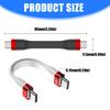 Schnelles USB4 Typ-C-Kabel 240W Power Delivery 5 Kompatibel Mehrere Geräte Laden Datensynchronisationen