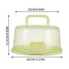 Cake Transport Container Cake Holder With Lid Handle Transparent Dome Reusable Airtight Case For Bakery Party Display Serving