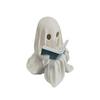 Carina Figurine di Fantasma che Legge un Libro, Piccola Statua di Fantasma di Halloween Illuminata a LED per Decorazione di Libreria, Caminetto, Scrivania