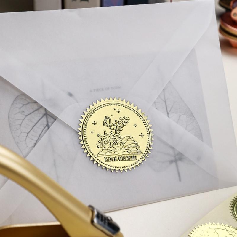 Timbro Ex Libris in Metallo Timbro a Sbalzo Pinza per Goffratura per Buste