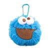T's Factory Sesame Street Plush Zipper Mascot with Carabiner - Cookie (Approx. D65 X W110 X H95mm) SS-5549207CM