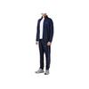 Under Armour Rival Knit Track Suit Zip Jacket And Comfortable Running Long Pants Casual Sports Set Men Suit Navy-Blue 1357139-410