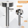 Falafel Spoon With Hole Professional Stainless Steel Spoon Food Grade Non-Stick Falafel Making Tool Meatball Maker