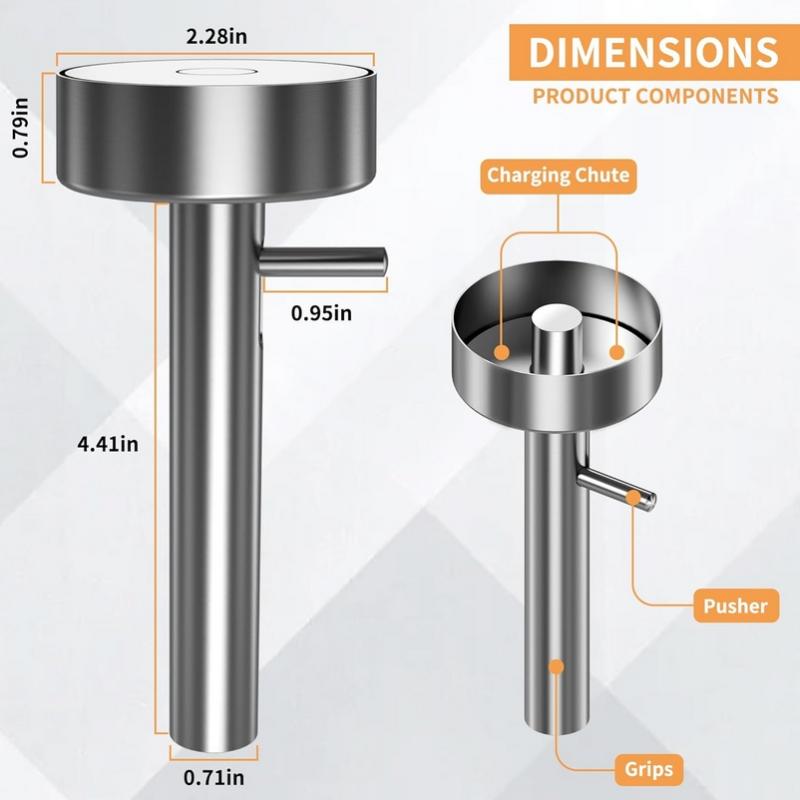 Falafel Spoon With Hole Professional Stainless Steel Spoon Food Grade Non-Stick Falafel Making Tool Meatball Maker