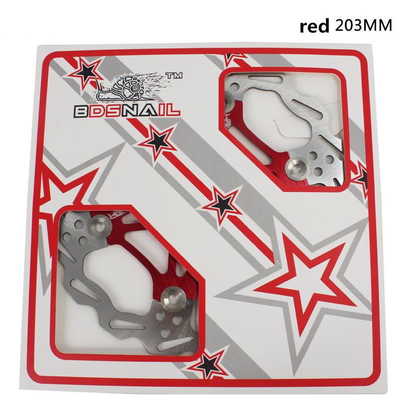 Snail Brake Disc Ultra Light MTB Mountain Bike Float Floating Pads 160mm 180mm 203 mm 6 Bolt Rotors Parts Bicycling Accessories