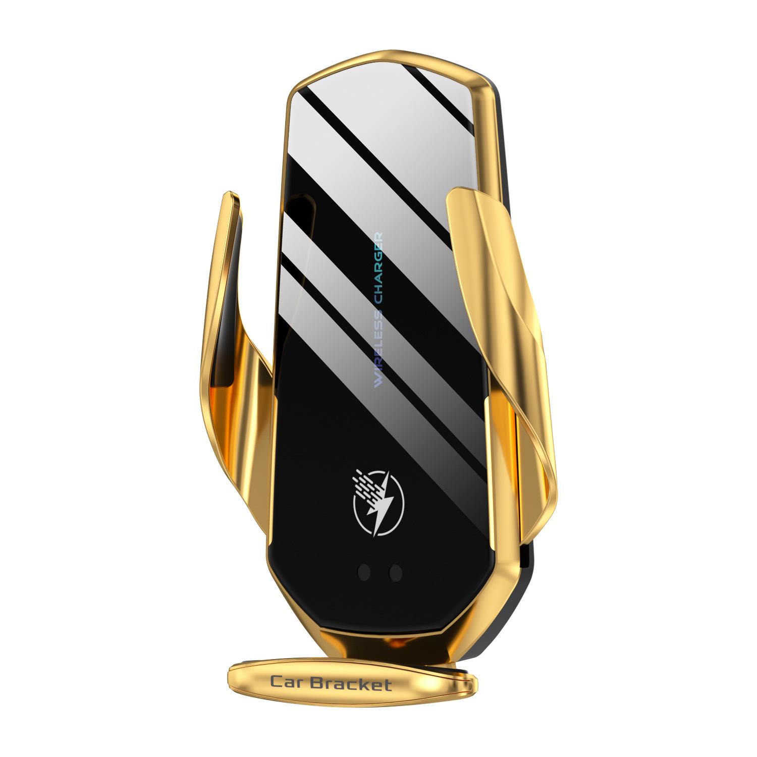 

15W Wireless Car Charger & Phone Holder: Universal Air Vent Mount with Automatic Open/Close Feature for Navigation