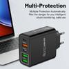80W USB Charger PD Fast Charging Type C Mobile Phone Adapter For iPhone 15  Quick Charge EU/US/UK Plug Wall Charger