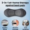 3 In 1 Electric Lumbar Support Pillow with Adjustable Height Back Massager with Heat Memory Foam Back Pillow for Lower Back