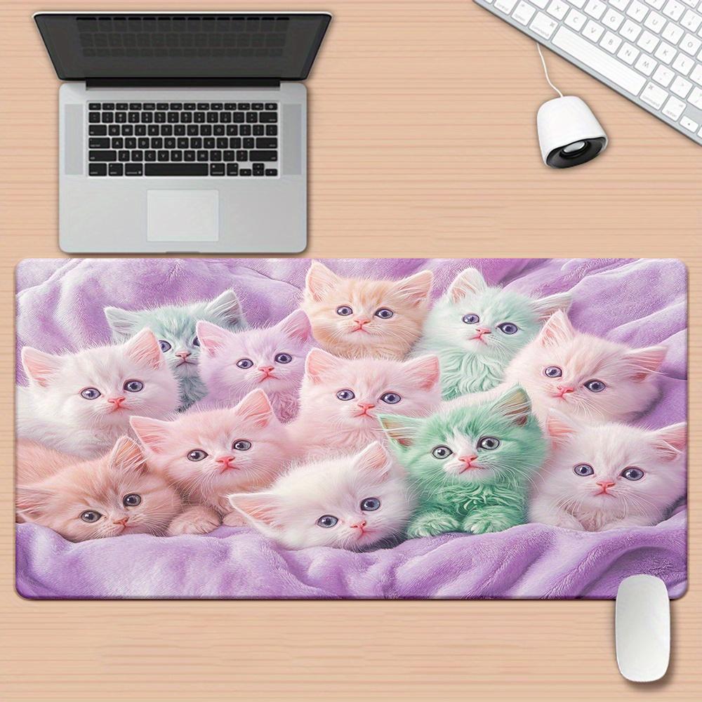 Rectangular Cloth Mouse Pad Desk Mat Non Slip Rubber Base Computer Laptop Mouse Mat Office Desk Table Decor 900x400x2mm