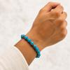 8mm Natural Blue Copper Turquoise Gemstone Beads Jewelry Handmade Stretch Chakra Bracelet 7.5" For Gift CSB-26