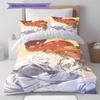 Kamisama Kiss Pattern Bedding,Quilt Set Quilt Cover Pillowcase Home Birthday Gift (1 * duvet cover + 2 * pillowcase, without core)